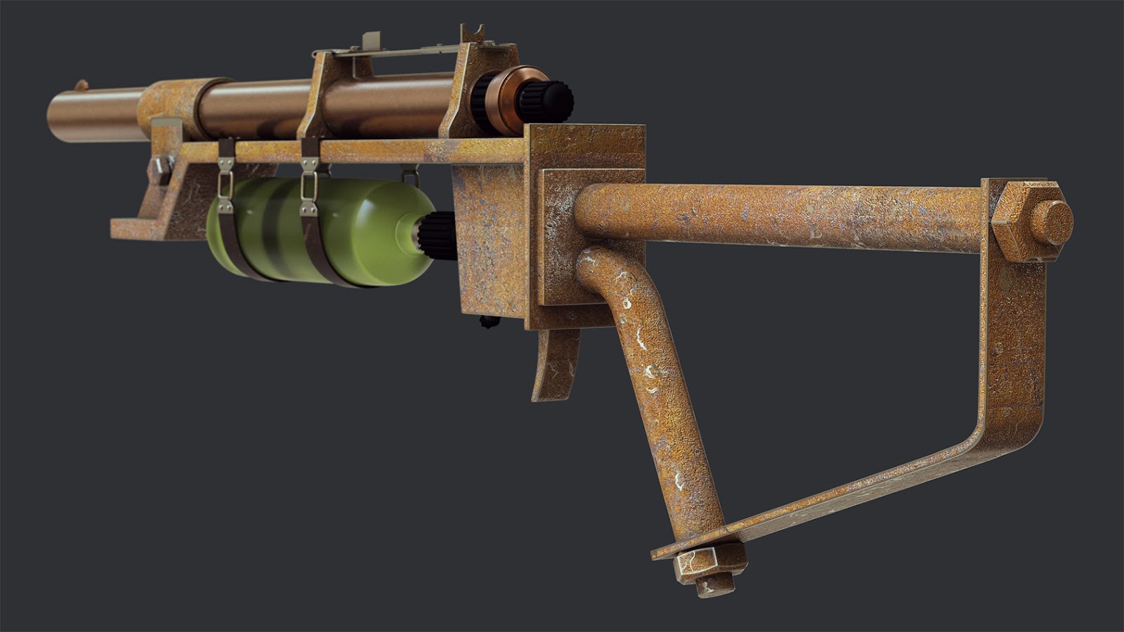 Ste Flack Fallout 4 Pistol and Rifle study