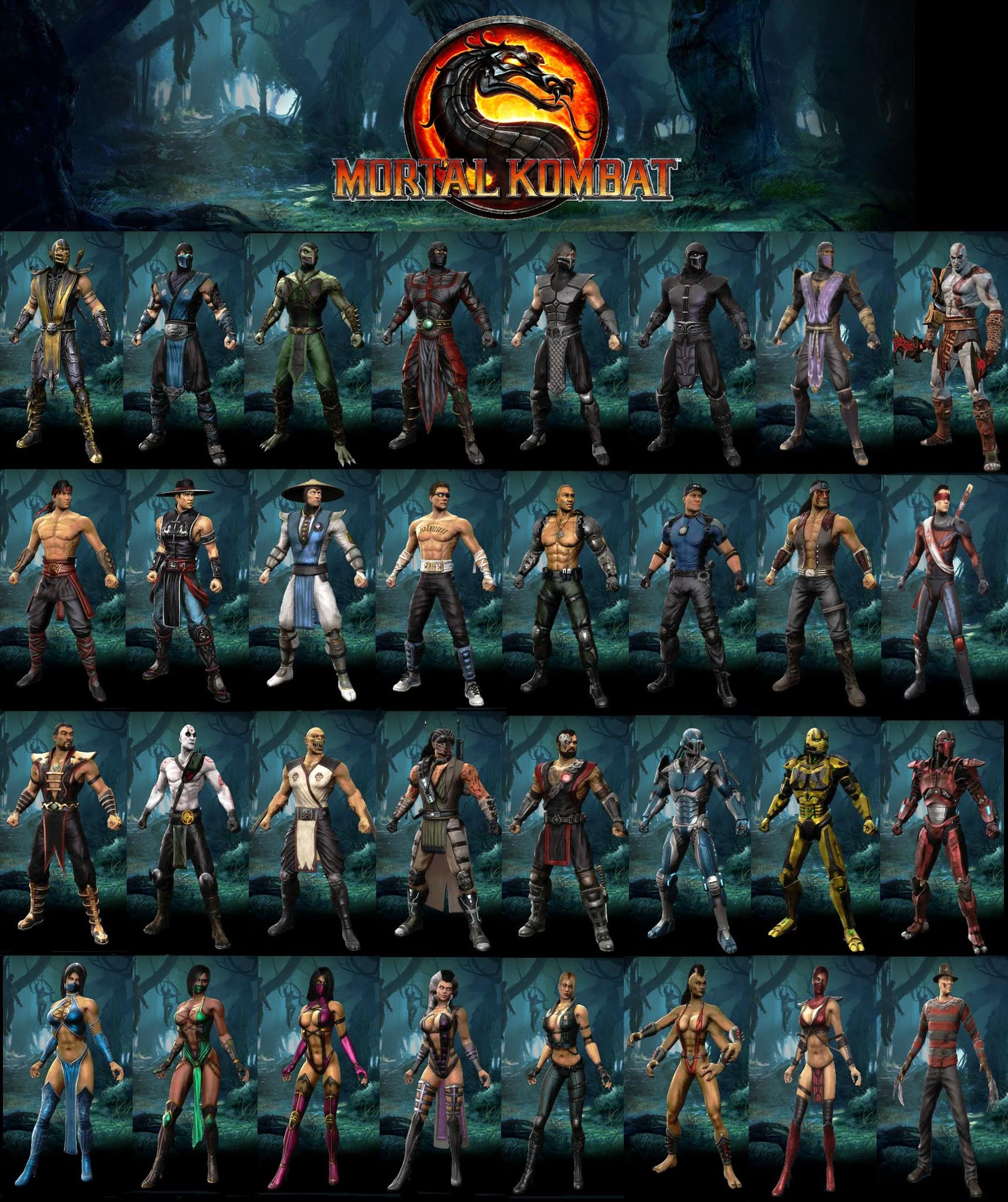 Mortal Kombat 9 - Personagens Secretos DLC 