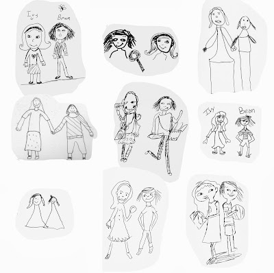 Sophie Blackall: Ivy and Bean Drawings