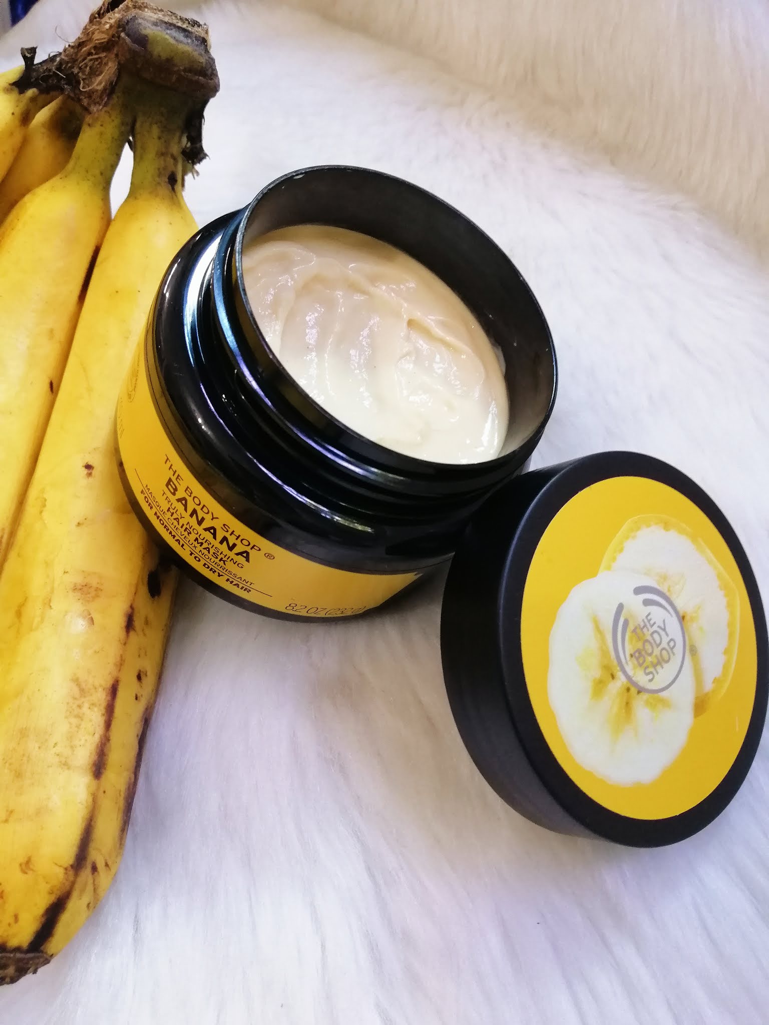 Lucky Citrine: Review: The Body Shop Banana Hair Mask
