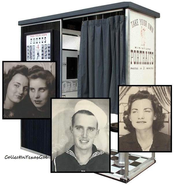 CollectIn Texas Gal 'SMILE'...You're In A 1940's Photo Booth