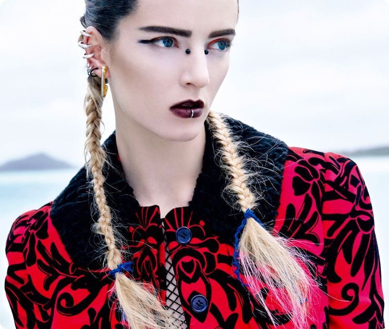 beauty as the avantgarde: daria strokous by françois nars for vogue ...