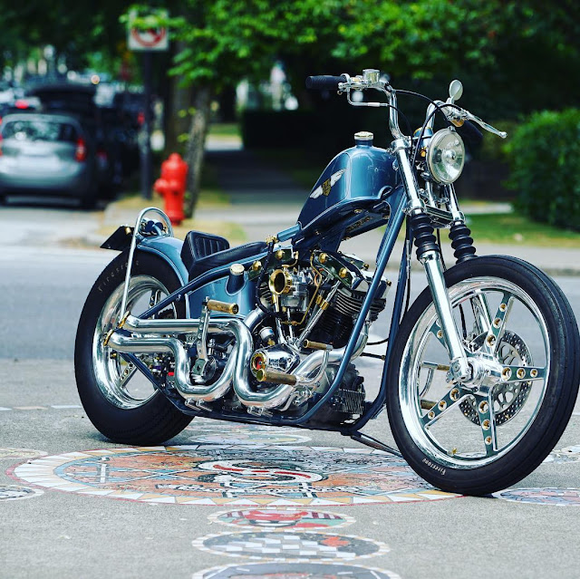 Harley Davidson Shovelhead By 1 Down 3 Up