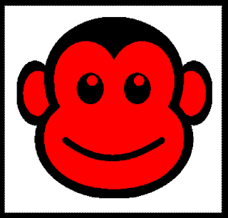 Altium Cartoon Monkey Face 2D Cutout