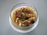 With rice and jaggery (Sweet Dish)
