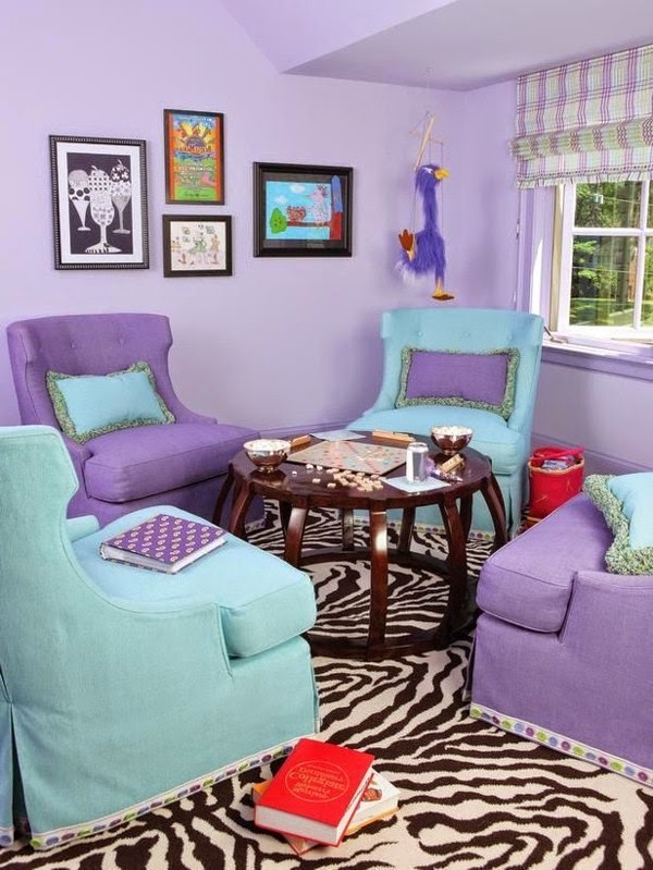 Chair in purple &#8211; stylish and extravagant!