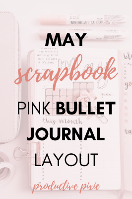 Plan With Me May Bullet Journal Layout