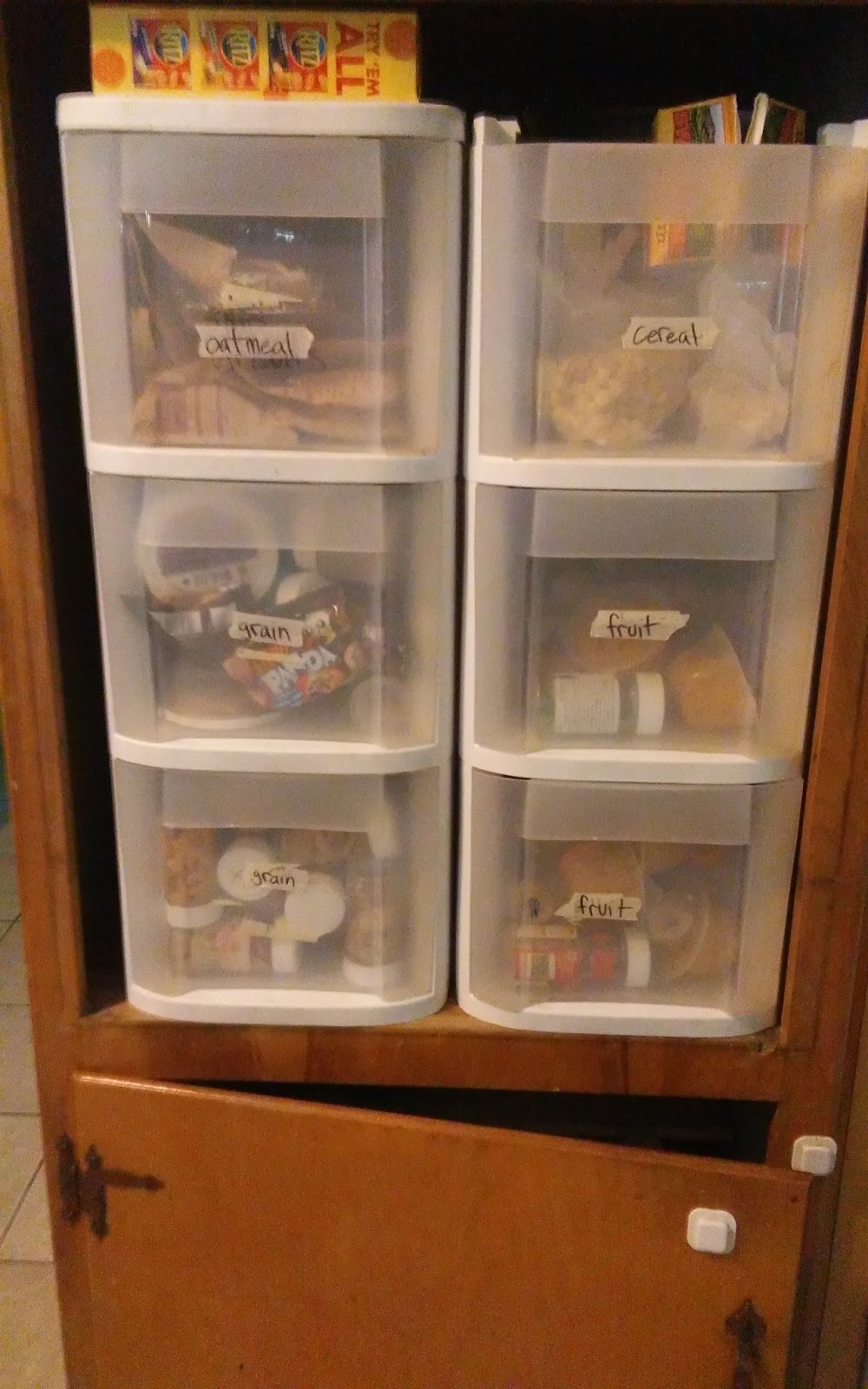 "Homeschool" is Not a Typo Snack Cupboard Update