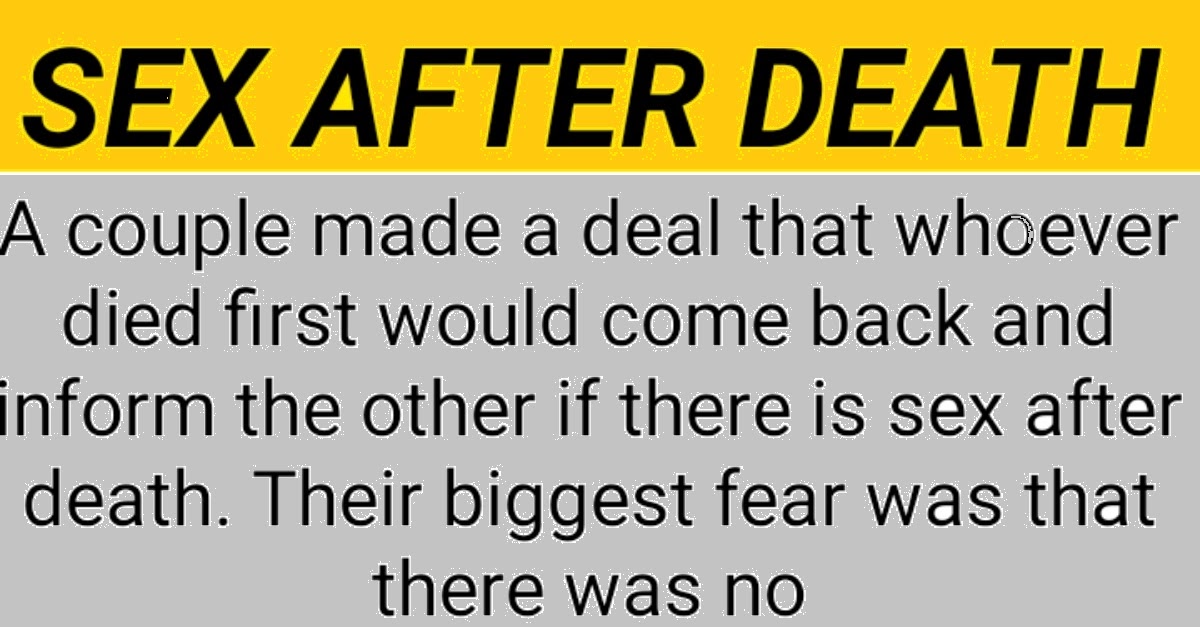 SEX AFTER DEATH veryfunny