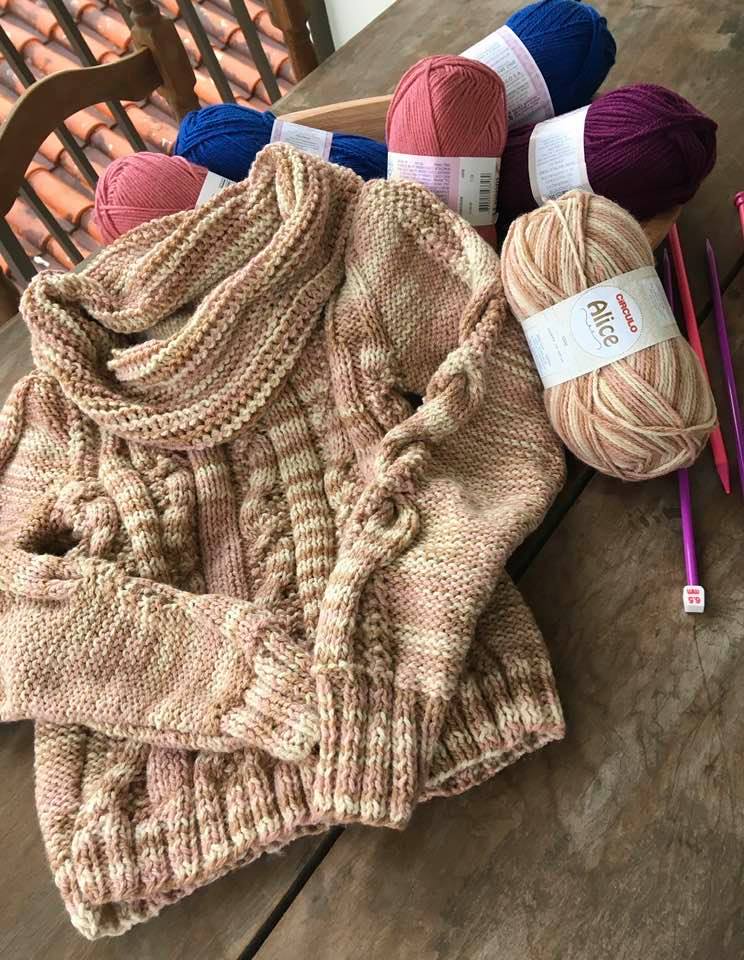 blusa de trico aberta passo a passo