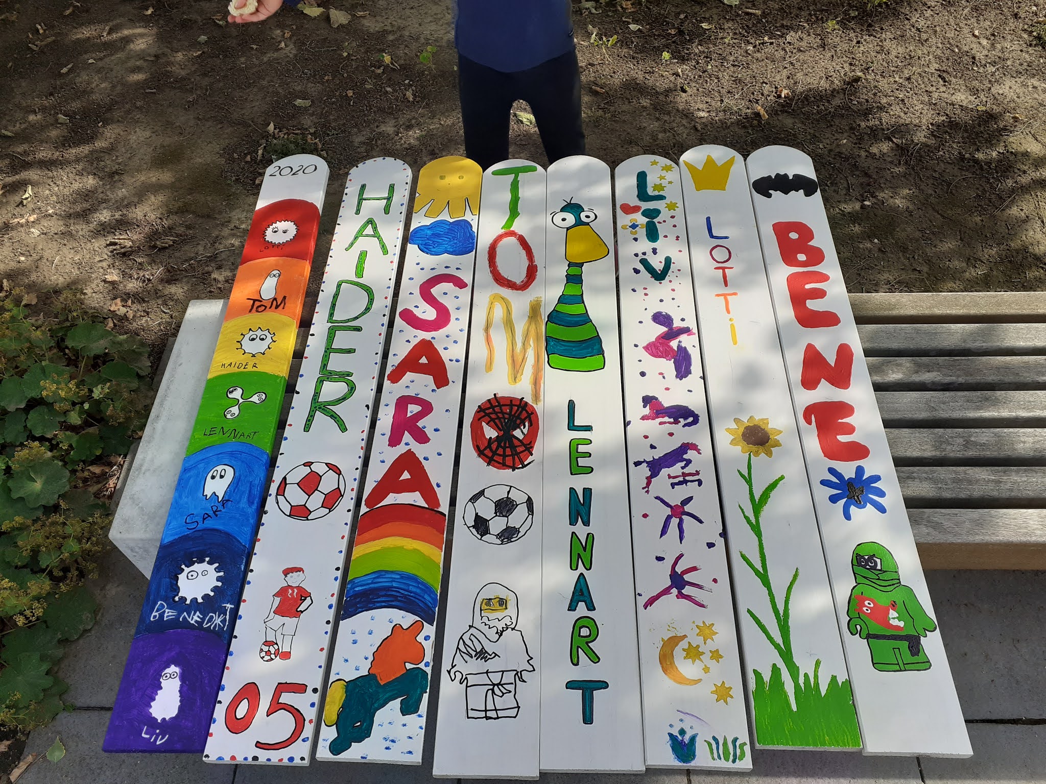 Zottellotte Zaunlatte für die Kita