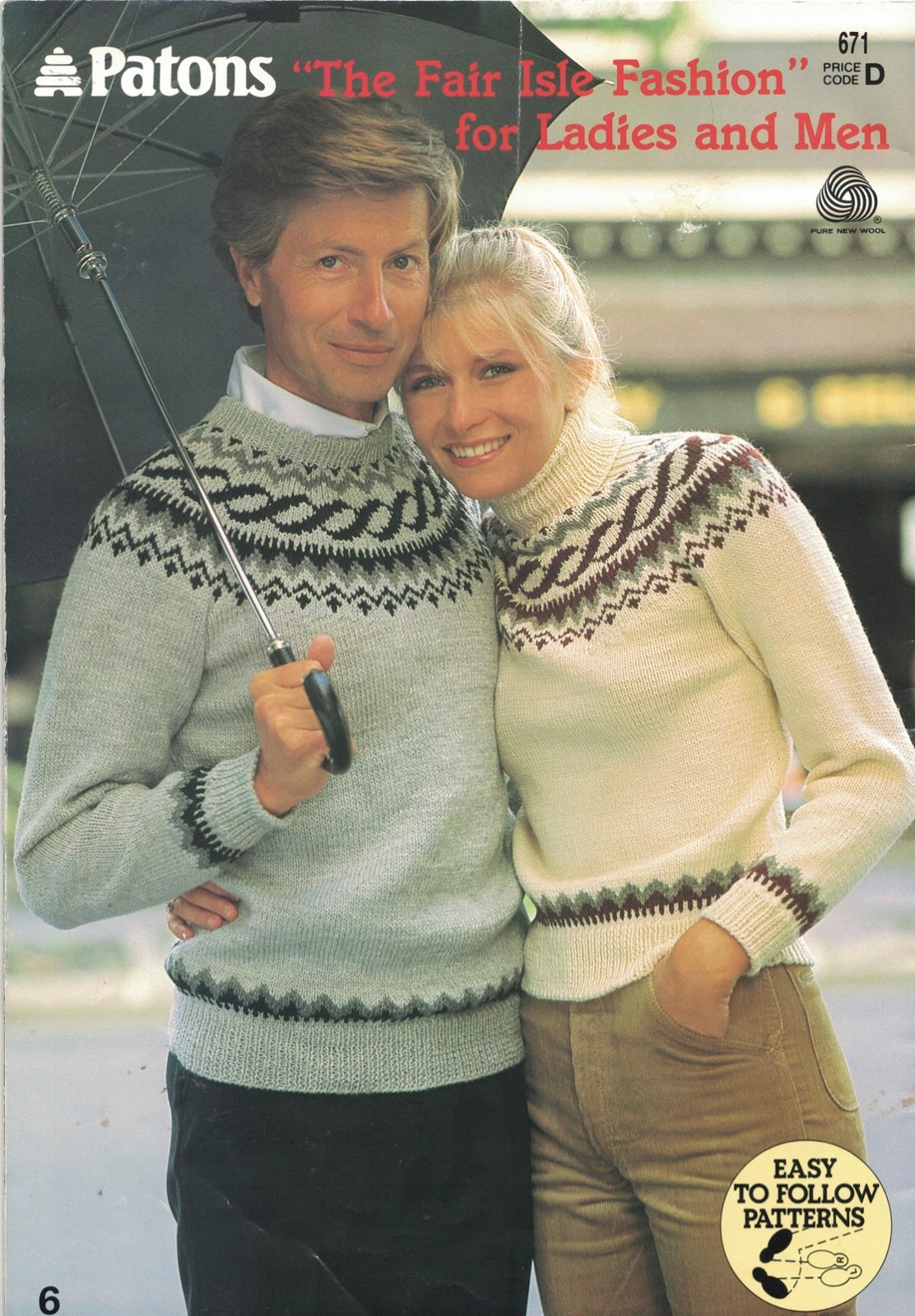 patons fair isle knitting patterns