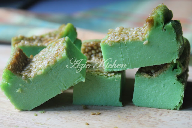 Kuih Bakar Pandan a.k.a Bingka Pandan