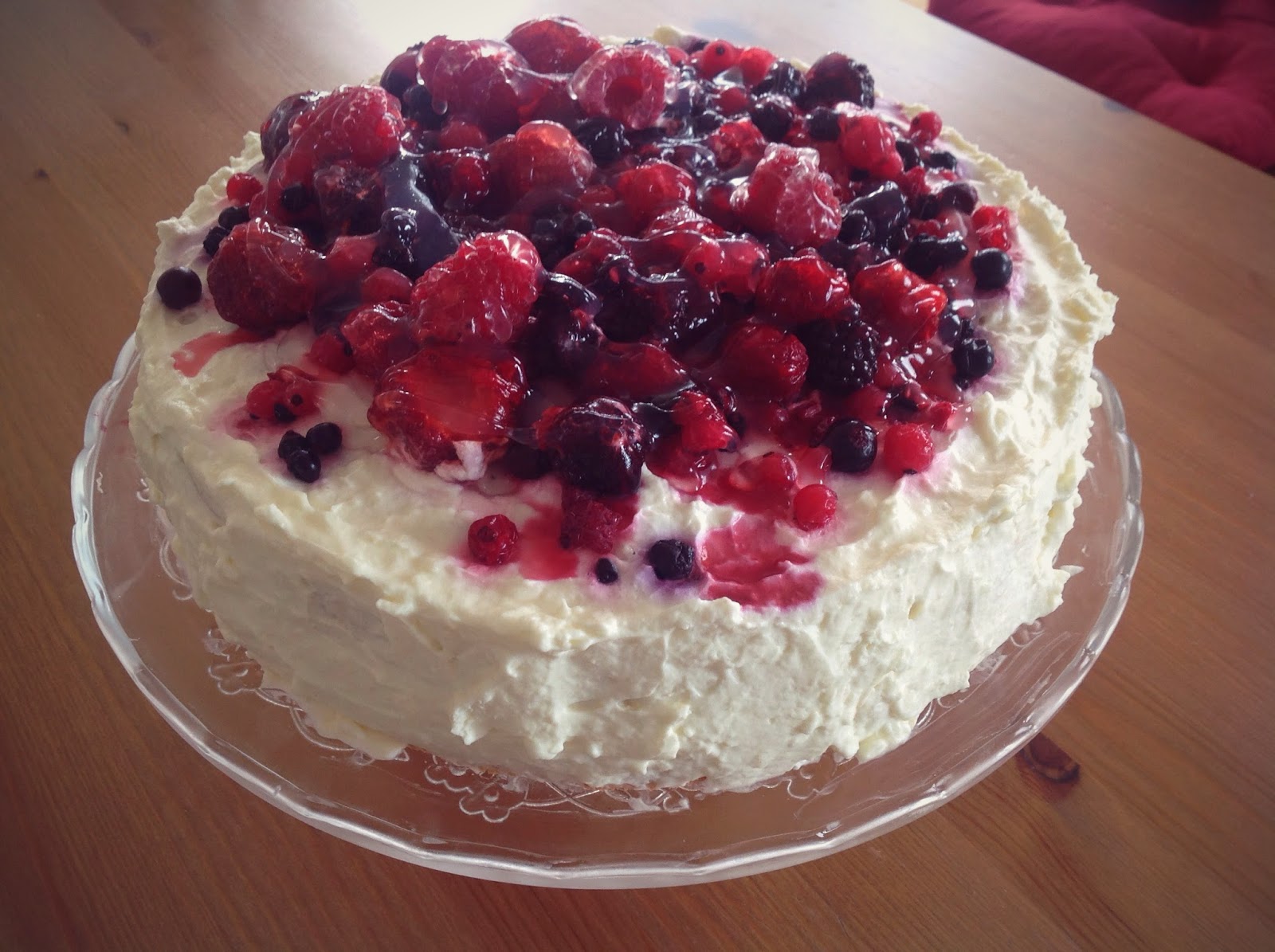 Meine bunte Seite: Beeren-Frischkäsetorte