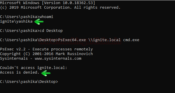 Golden Ticket attack for Domain Persistence