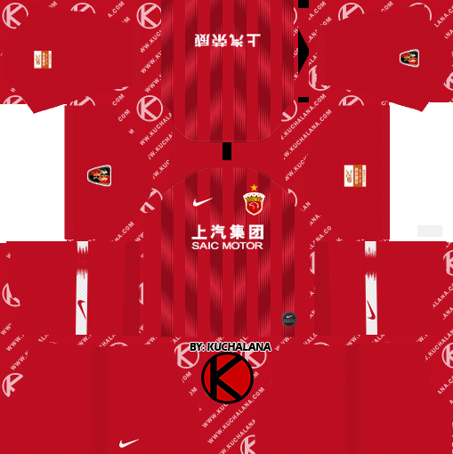 Shanghai SIPG FC 2019 Kit - Dream League Soccer Kits