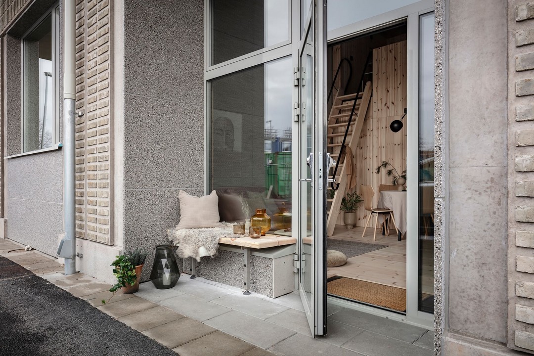 GRIS FONCÉ ET BOIS CLAIR