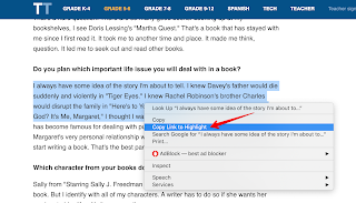 Chrome tips for teachers- generate shareable links for highlighted text Chrome tips for teachers- generate shareable links for highlighted text
