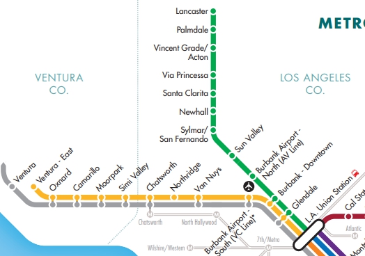 Metrolink Antelope Valley Line Map Public Transport Experience: Monday Variety