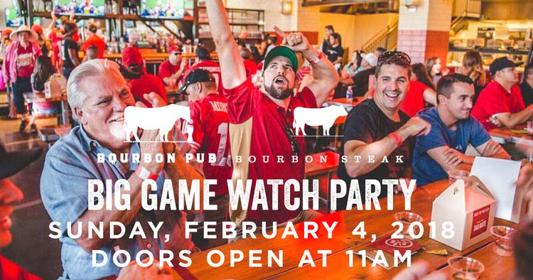 The San Jose Blog: Super Bowl Watch Party at Bourbon Steak & Pub