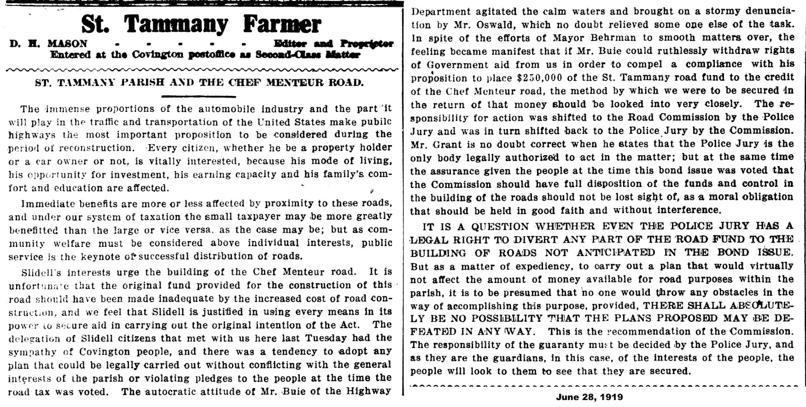 Tammany Family Pearl River, LA Gateway to the Miss. Gulf Coast