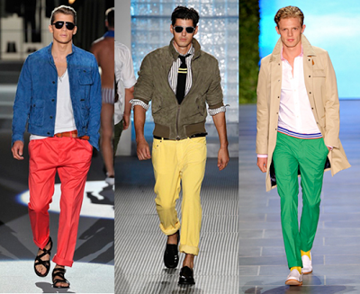 How to pull off the Color Blocking trend for men...then Basics / geeks ...