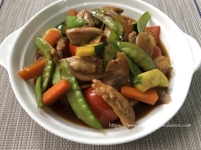 Stir Fry Chicken with Zucchini Recipe