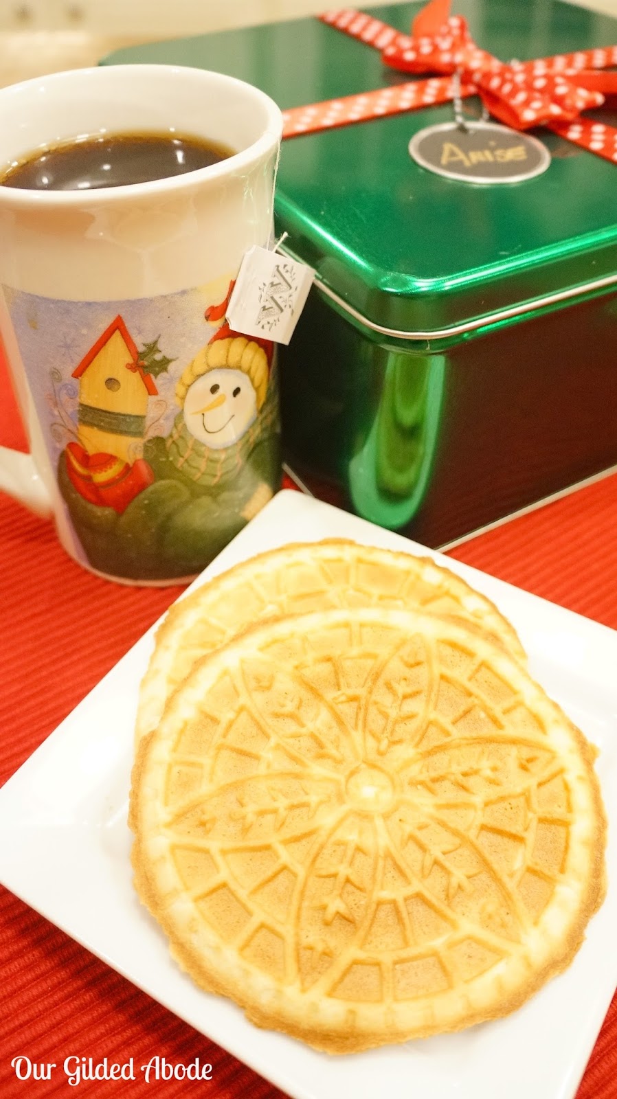Our Gilded Abode Classic Pizzelle Cookies