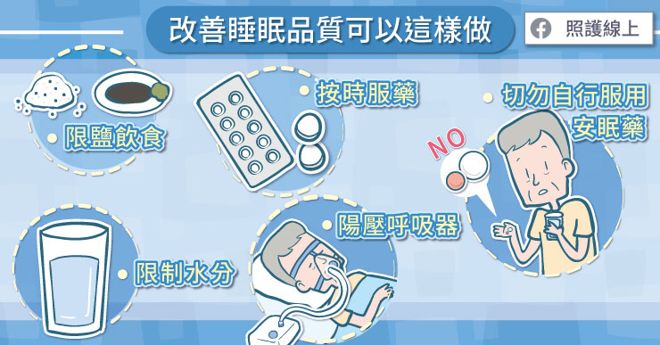 協助心臟衰竭患者改善睡眠品質