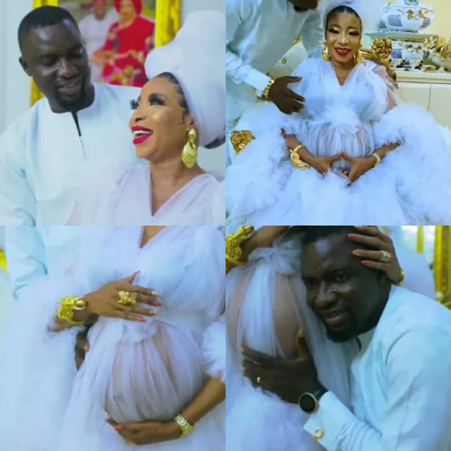 Actress Lizzy Anjorin and her husband welcome their first child In US (photos)