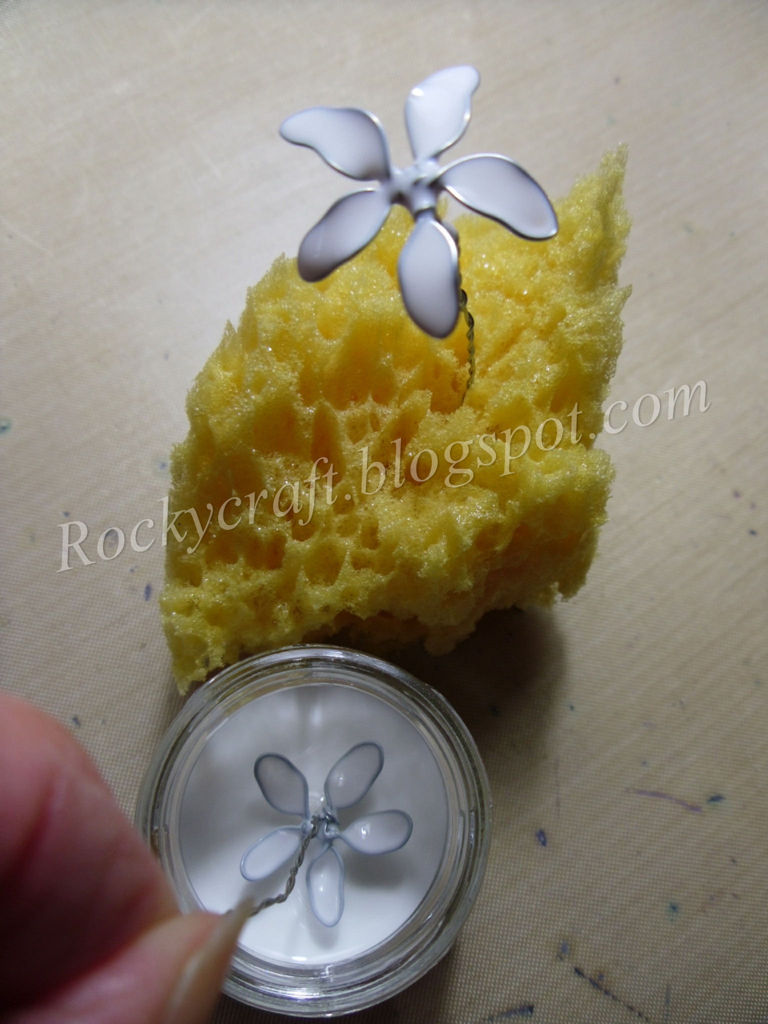 Rocky's Crafting Blog Dipped Wire Flowers