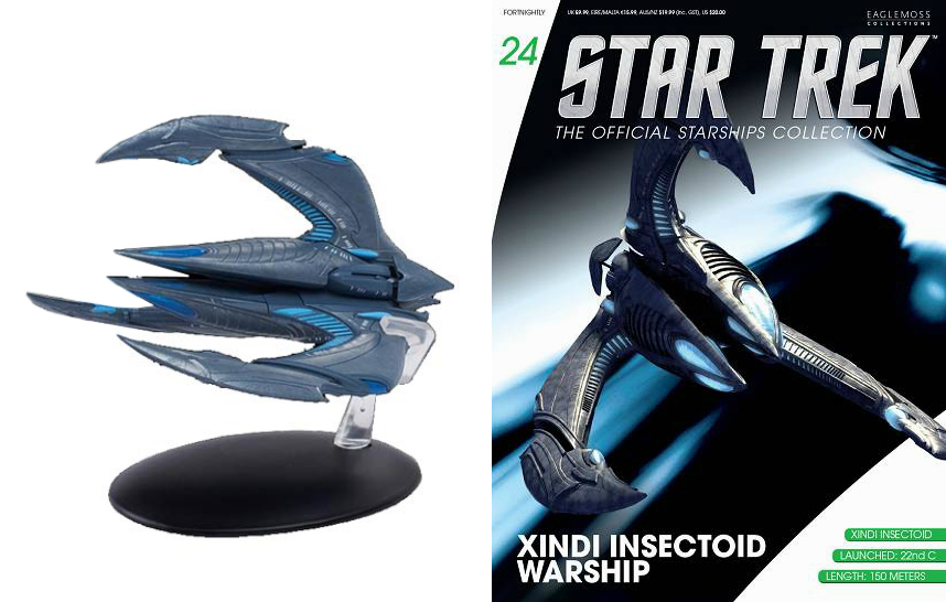 EAGLEMOSS STAR TREK STARSHIPS COLLECTION ISSUE 76 THE BAXIAL 