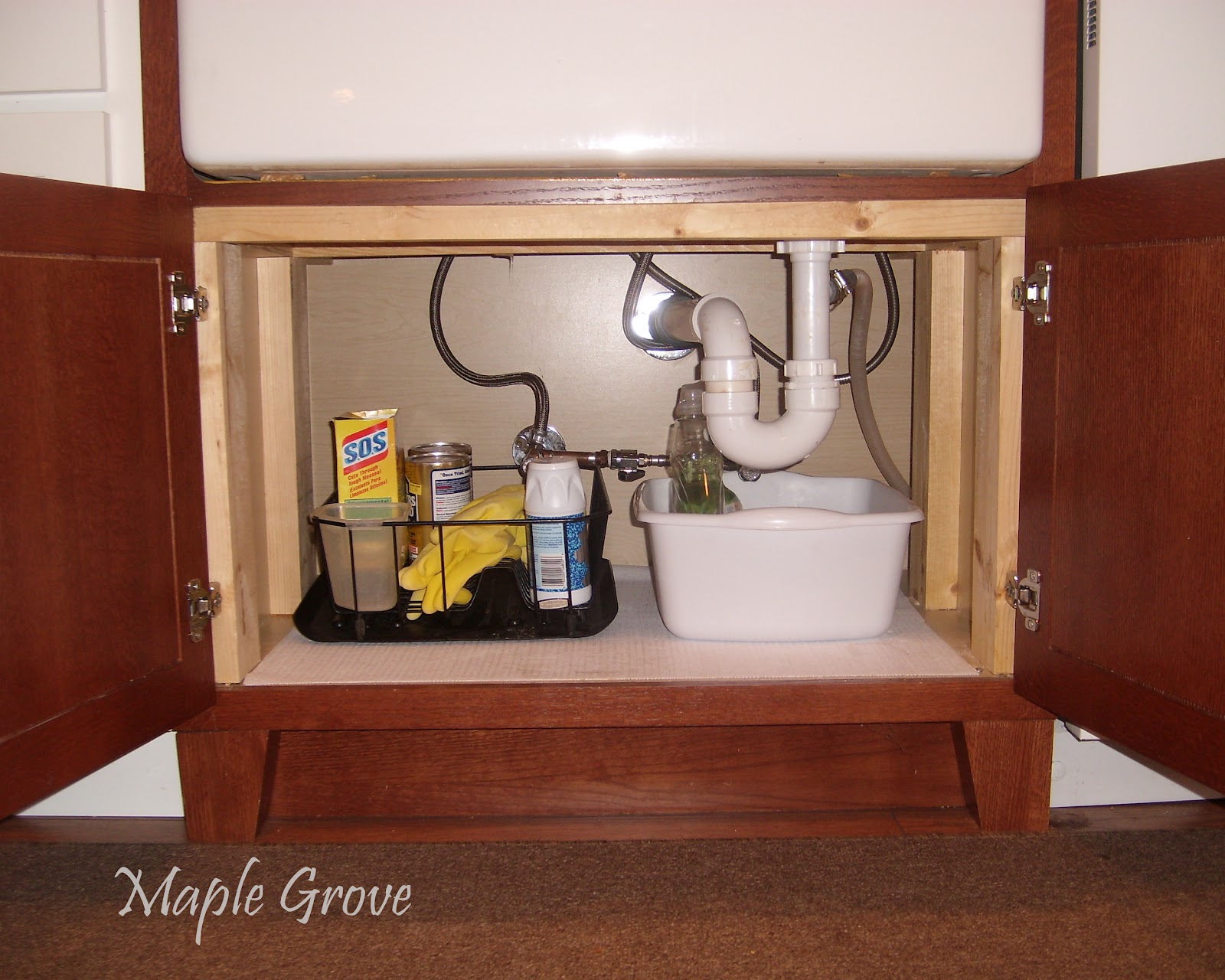 How to Build a Farmhouse Sink Base Cabinet - Houseful of Handmade