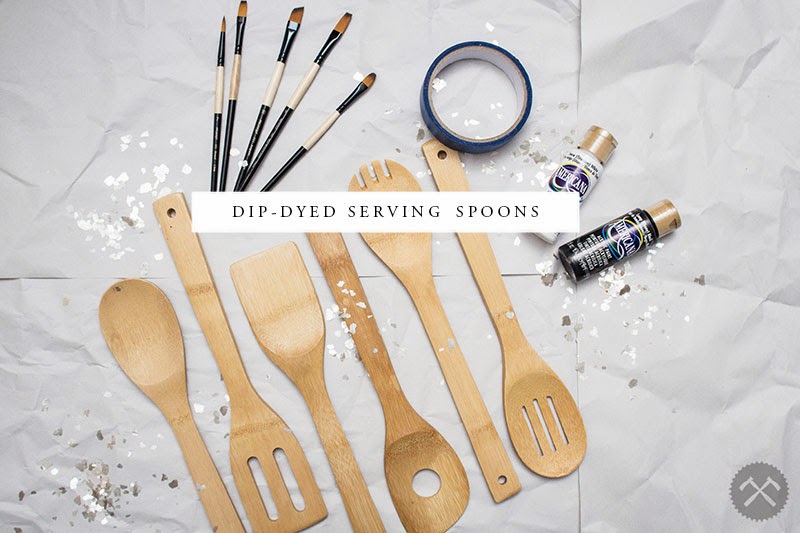 Lamon Luther Blog MAKE DIPDYED SERVING SPOONS