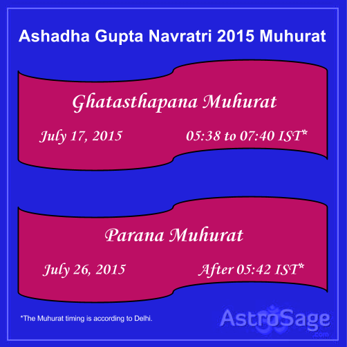 Ashadha Gupt Navratri Muhurat is giving you the opportunity to get blessed.