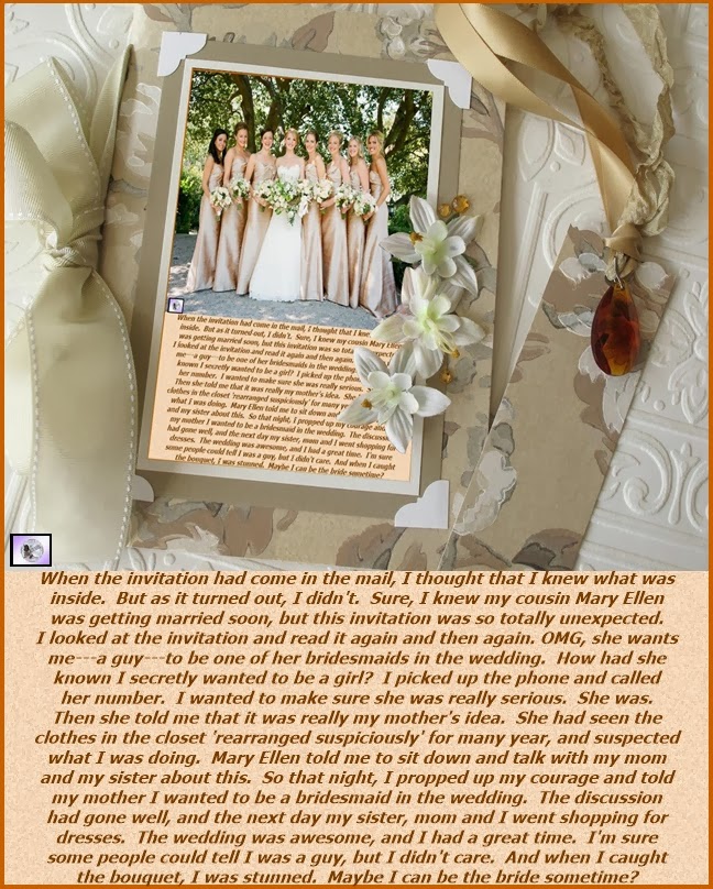 Captions by Alexis Catching The Bouquet