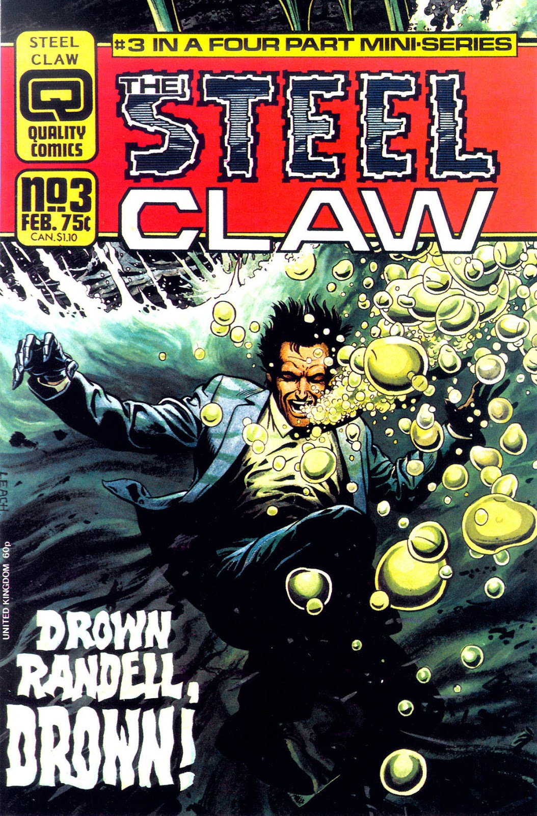 Oldfashioned Comics The Steel Claw 01 04 (1986 1987) Quality