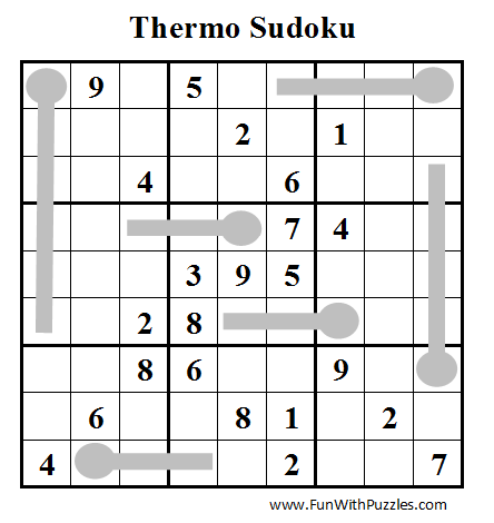 Thermo Sudoku (Daily Sudoku League #47)