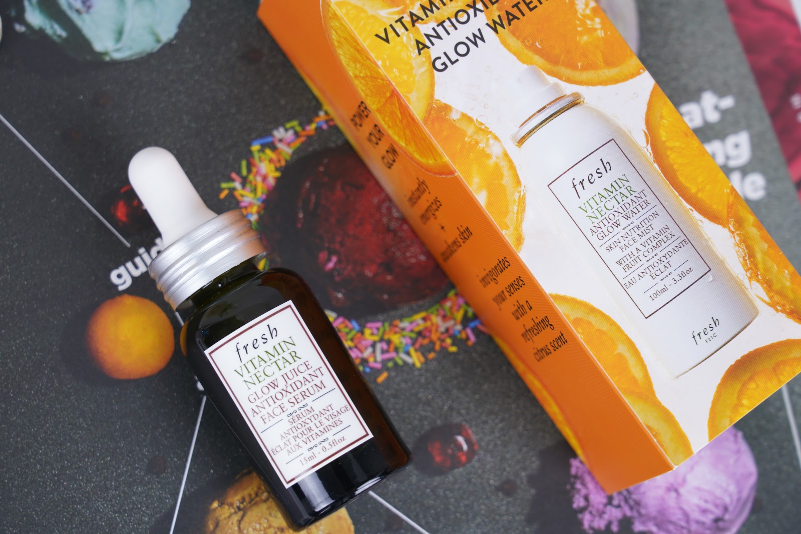 ท้าพิสูจน์...ผิวกระจ่างใส อัพโทนผิวขึ้นได้! [Vitamin Nectar Glow Juice