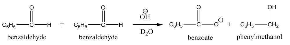 ميكانيكية تفاعل كانيزارو ( Mechanisms reaction of Cannizzaro )