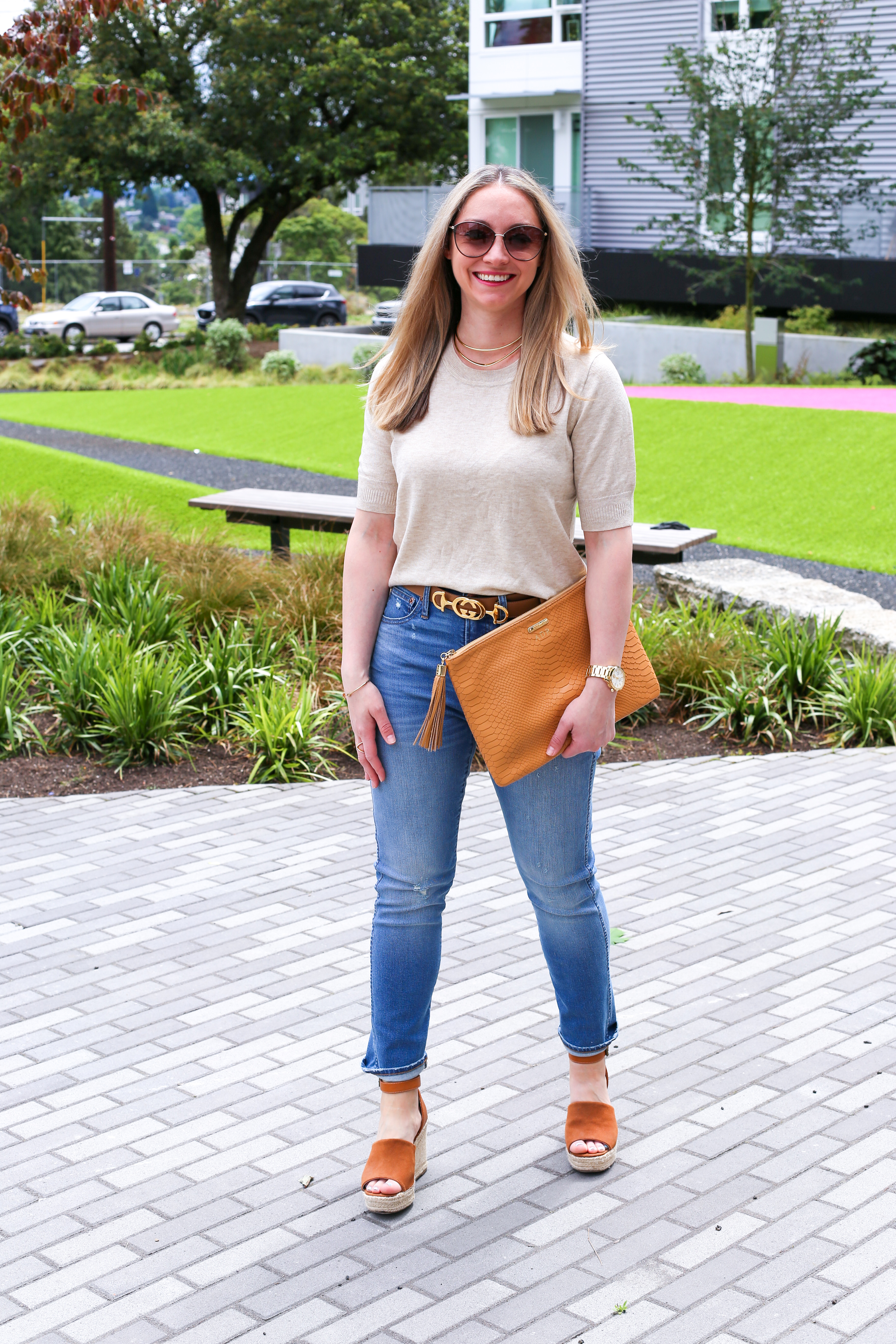 Summer Style: High-Rise Straight Leg Jeans