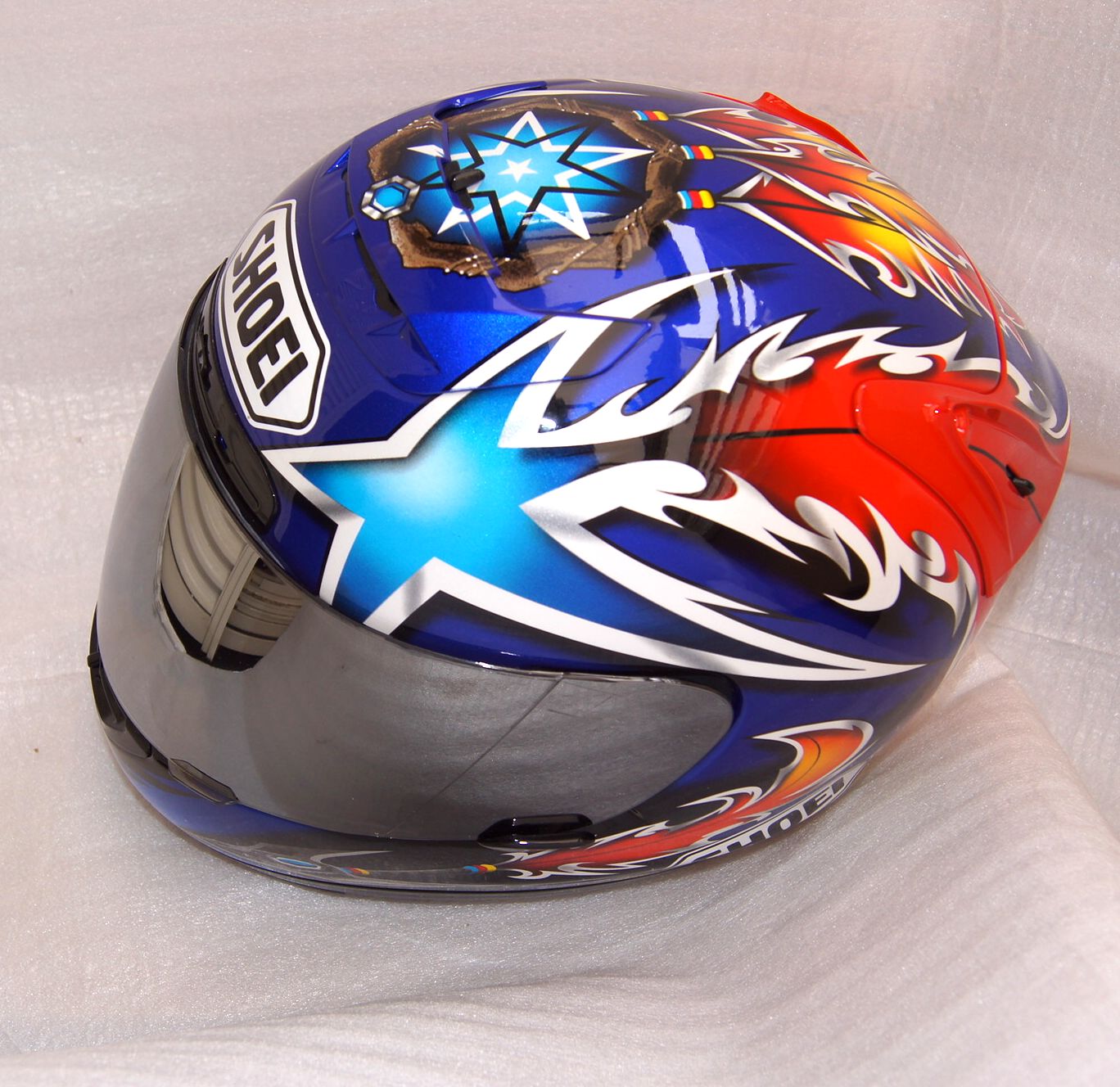 samurai‐bikers: Shoei Racing Helmet X-Eleven NORICK(Norifumi Abe)2004