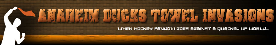 Anaheim Ducks Towel Invasions