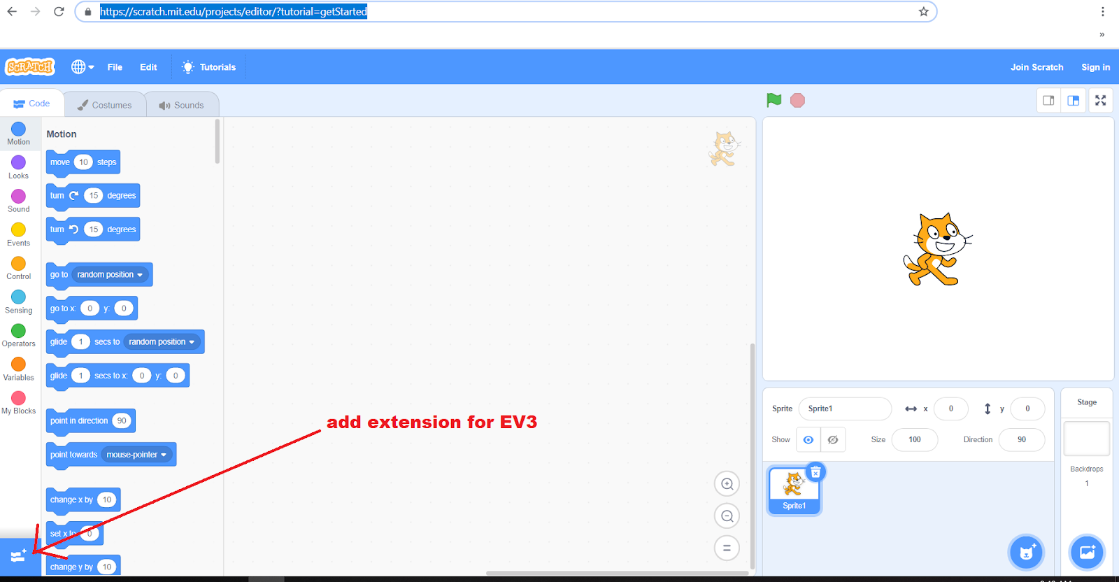 LEGO® MINDSTORMS® Education EV3 Προγραμματισμός με Scratch