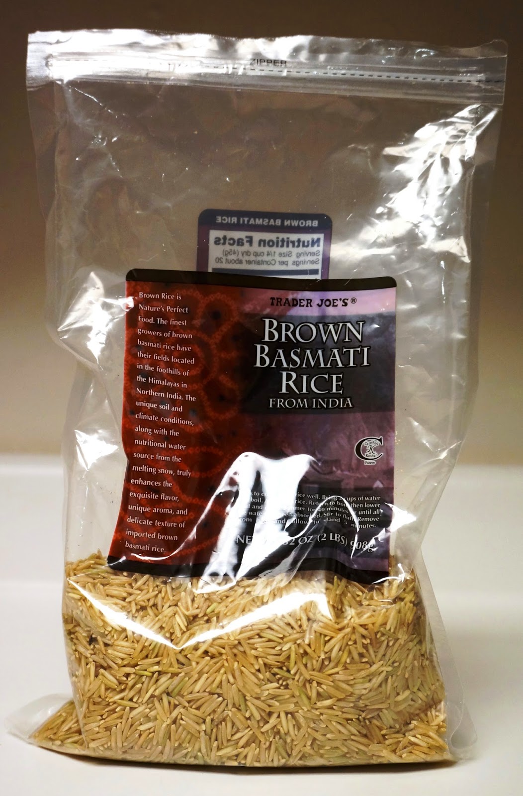Exploring Trader Joe's Trader Joe's Brown Basmati Rice