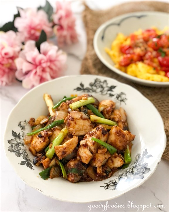 GoodyFoodies Recipe Stir Fried Fish Fillet with Spicy Black Bean Sauce