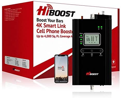 HiBoost Up to 4000 sq Cell Phone Signal Booster for Home