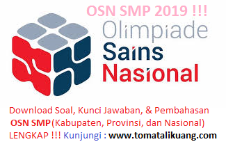 Soal Pembahasan Osk Osp Osn Ips Smp Tahun 2019