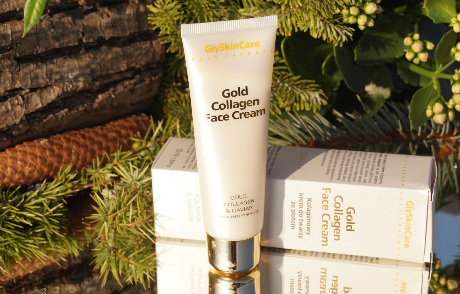 Babski kącik GLYSKINCARE Gold Collagen, krem do twarzy