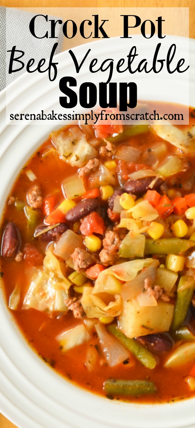 Crockpot Hamburger Vegetable Soup Serena Bakes Simply From Scratch